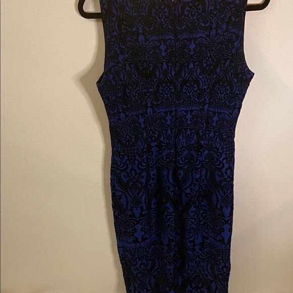 Beige by eci  sleeveless embroidered Dress Size 8 - Picture 3 of 7